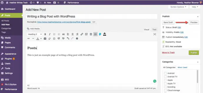 Как вести блог на WordPress?