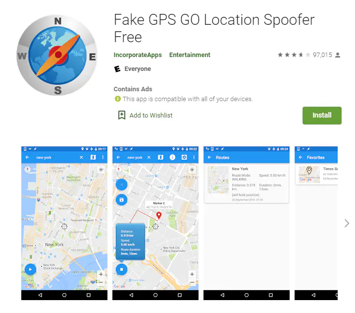 Как подделать или исказить местоположение GPS на Android