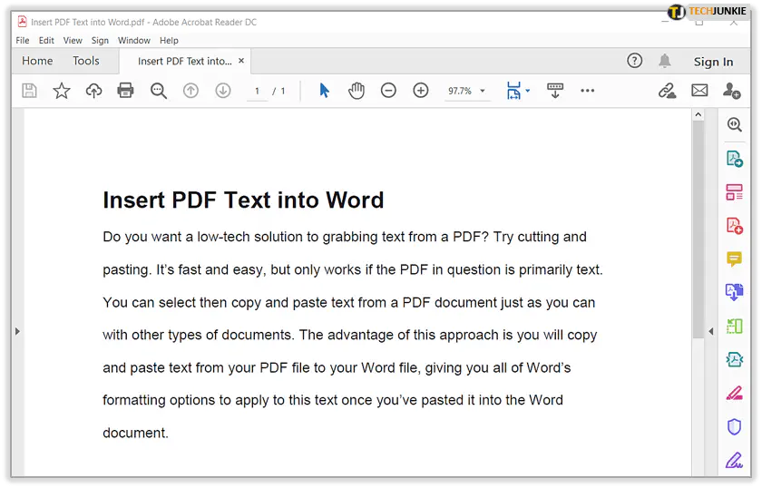 Как вставить PDF в Word