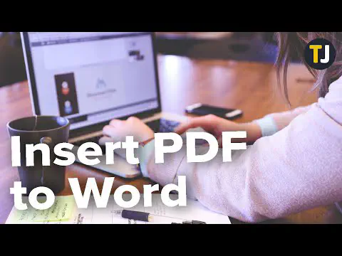 Как вставить PDF в Word