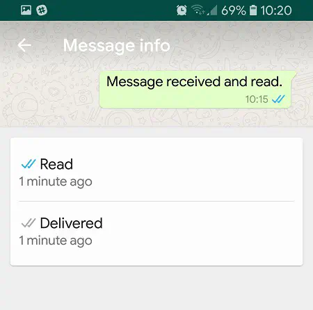Что означают маленькие галочки в WhatsApp?