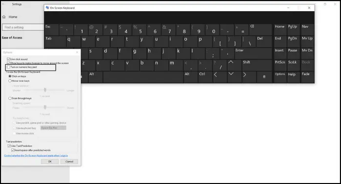 Не работает цифровая панель клавиатуры в Windows 10
