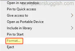 Как отформатировать USB-накопитель в Windows 10