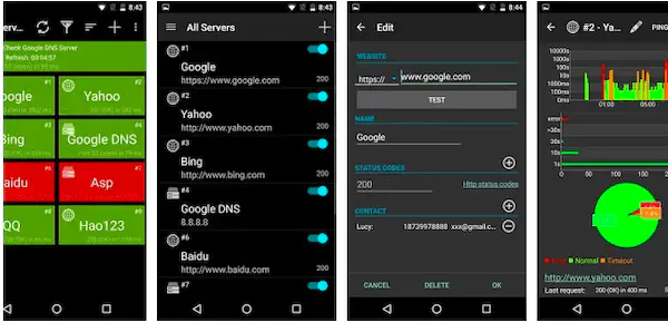 Лучшие приложения для Android для мониторинга серверов и веб-сайтов