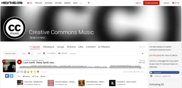 Где найти музыку Creative Commons для скачивания