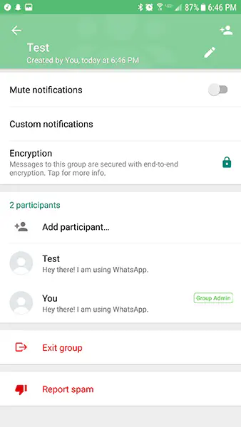 WhatsApp объясняет разницу между выходом и удалением группы
