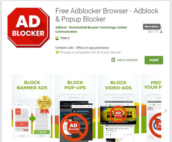 Adblock браузер. Free ADBLOCK.