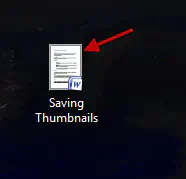Создание эскизов документов Microsoft Office при их сохранении