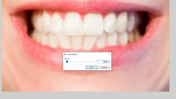 Как отбелить зубы в Paint.net