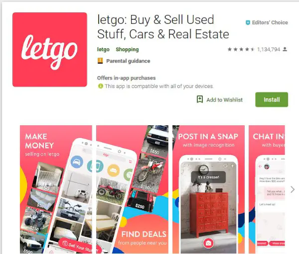 Как изменить местоположение в Letgo