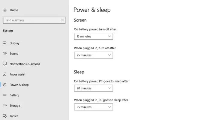 Как исправить Windows не переходит в спящий режим