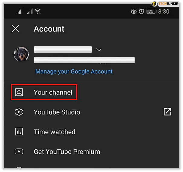 Как изменить изображение профиля на YouTube