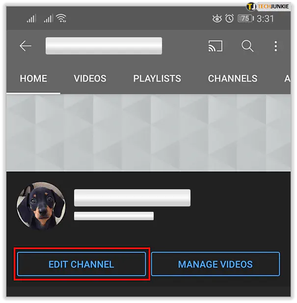 Как изменить изображение профиля на YouTube