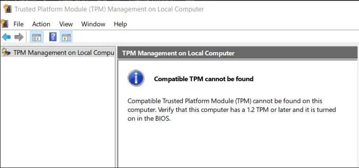 Как включить TPM на компьютере под управлением Windows