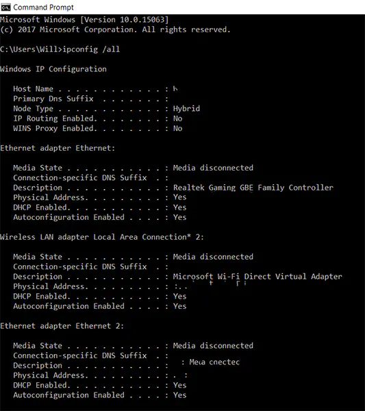 Как исправить ошибки Ethernet не имеет действительной IP-конфигурации в Windows