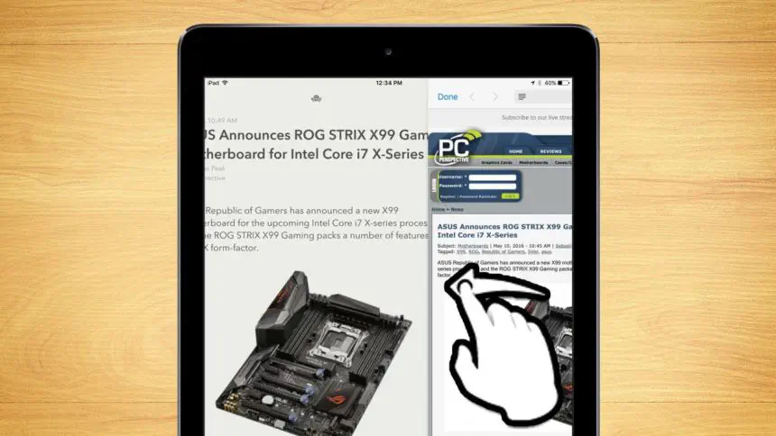 Как отключить многозадачность Slide Over на iPad