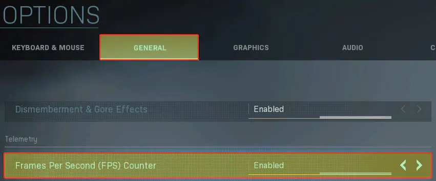 Как отобразить счетчик FPS в Call Of Duty Modern Warfare на ПК