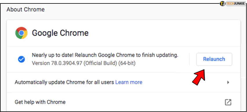 Как вручную обновить Google Chrome