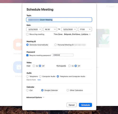 Как организовать встречу в Zoom