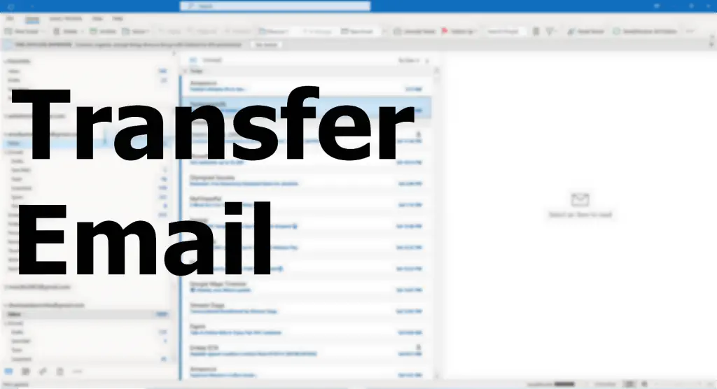 Перемещение или передача электронной почты из одного аккаунта Gmail в другой с помощью IMAP и Outlook