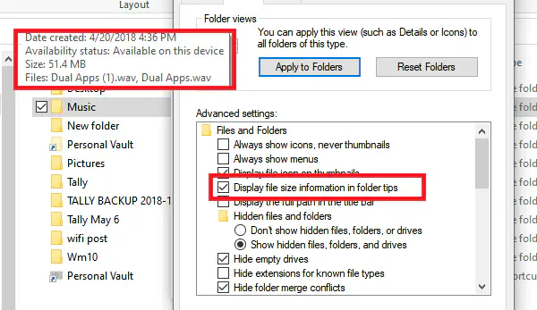 Как посмотреть размер папки в File Explorer на Windows 10