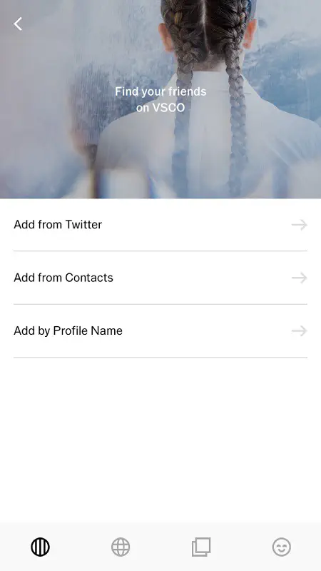 Как найти друзей в VSCO