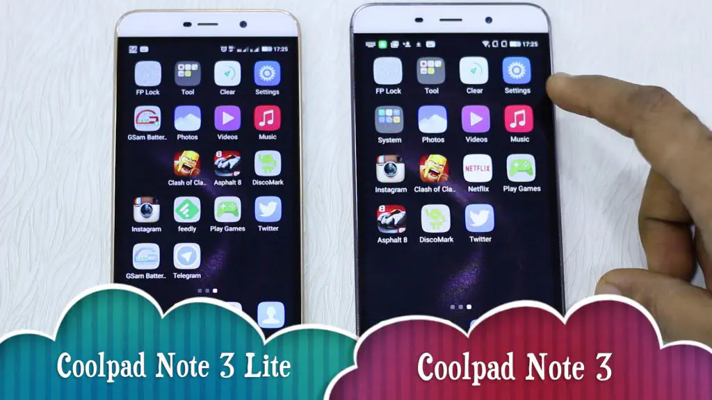 Тест скорости Coolpad Note 3 против Coolpad Note 3 Lite