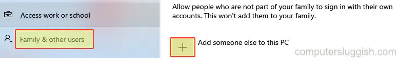 Как добавить пользователя учетной записи Microsoft в Windows 10