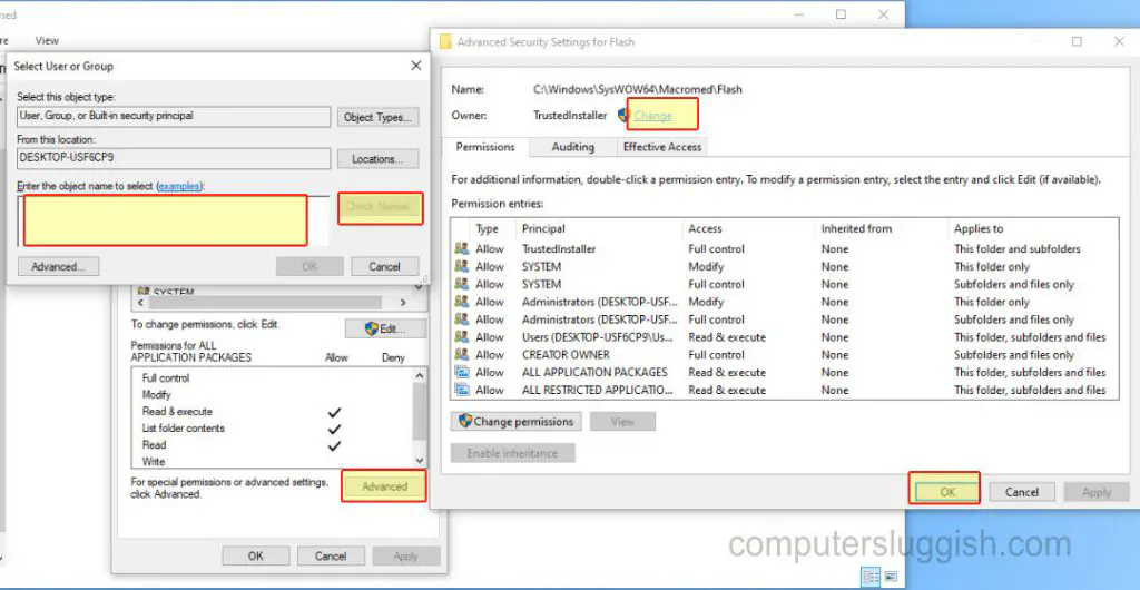 FIX Ошибка разрешения Adobe Flash Player при удалении файлов