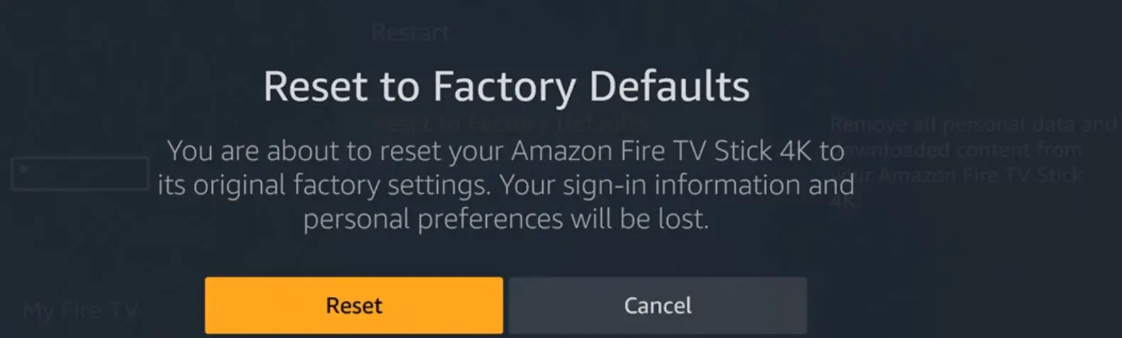 Как удалить все с вашей Amazon Fire Stick