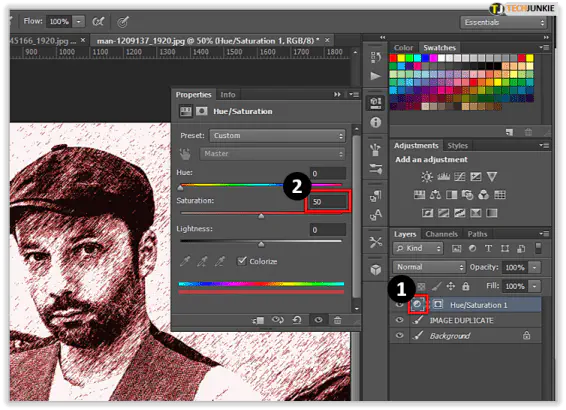 Как преобразовать изображение в чернила в Photoshop