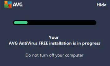 Установите AVG AntiVirus Free на компьютер с Windows 10