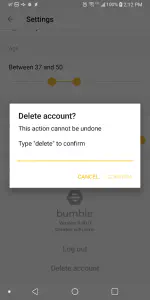 Как перезагрузить свой аккаунт Bumble