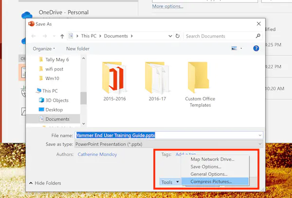 Как отключить сжатие изображений в Microsoft Office PowerPoint