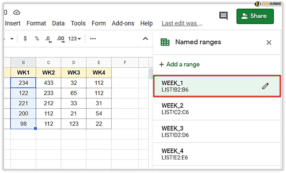 Что такое диапазон в Google Sheets?