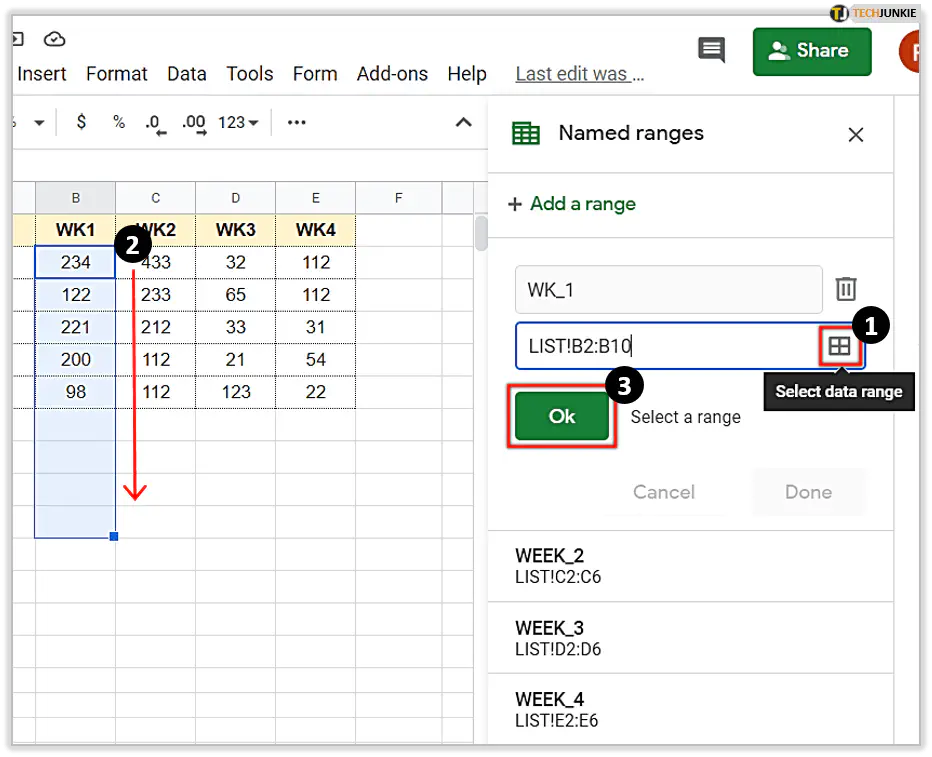 Что такое диапазон в Google Sheets?