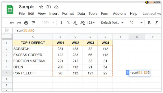 Что такое диапазон в Google Sheets?