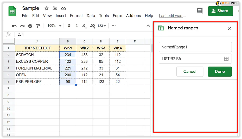 Что такое диапазон в Google Sheets?