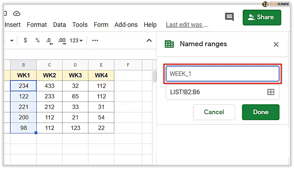 Что такое диапазон в Google Sheets?