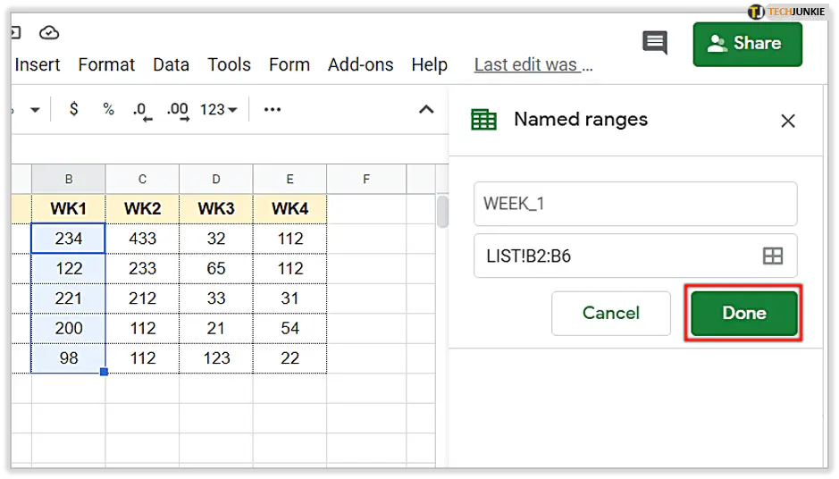 Что такое диапазон в Google Sheets?