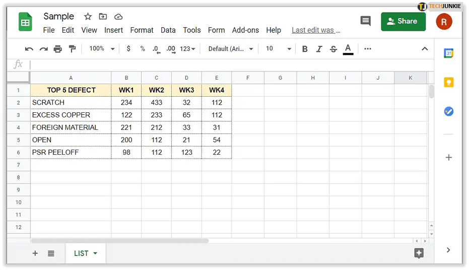 Что такое диапазон в Google Sheets?