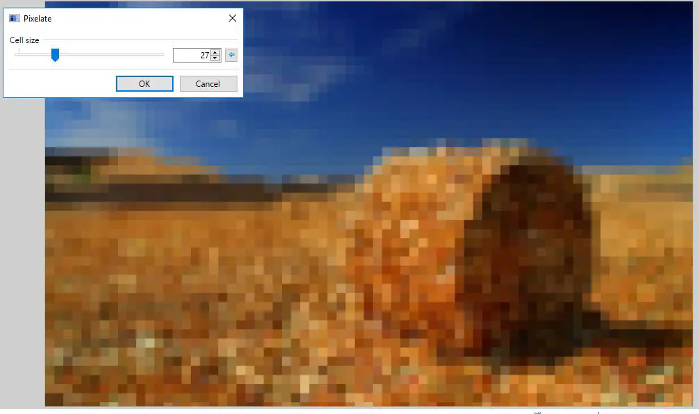 Как пикселизировать изображения с помощью Paint.NET