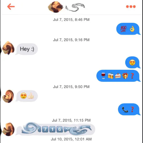 Лучшие открывающие реплики для разговора в Tinder Emoji