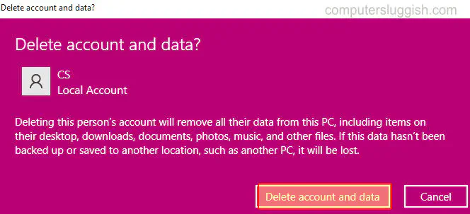Как удалить локальную учетную запись пользователя Windows 10