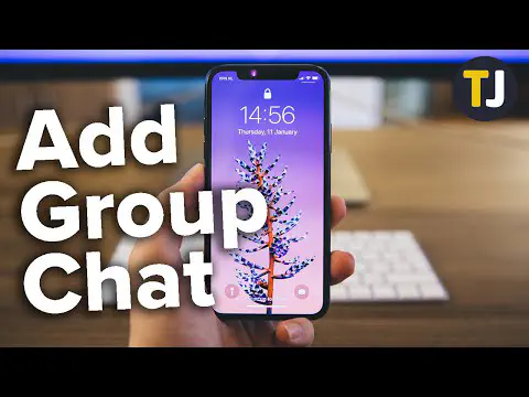Как добавить человека в групповой чат на iPhone X