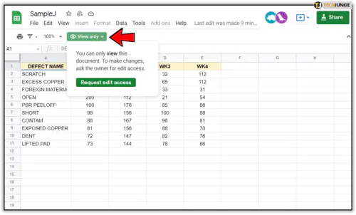 Как изменить отображаемое имя в Google Sheets