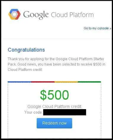 Как получить неограниченные облачные купоны Google на 500 долларов США