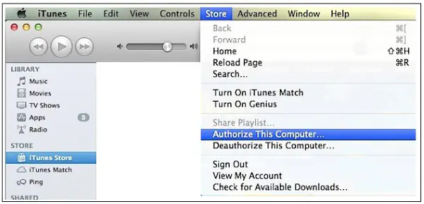 Как деавторизовать компьютер в iTunes