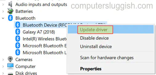 Как исправить неработающий Bluetooth в Windows 10