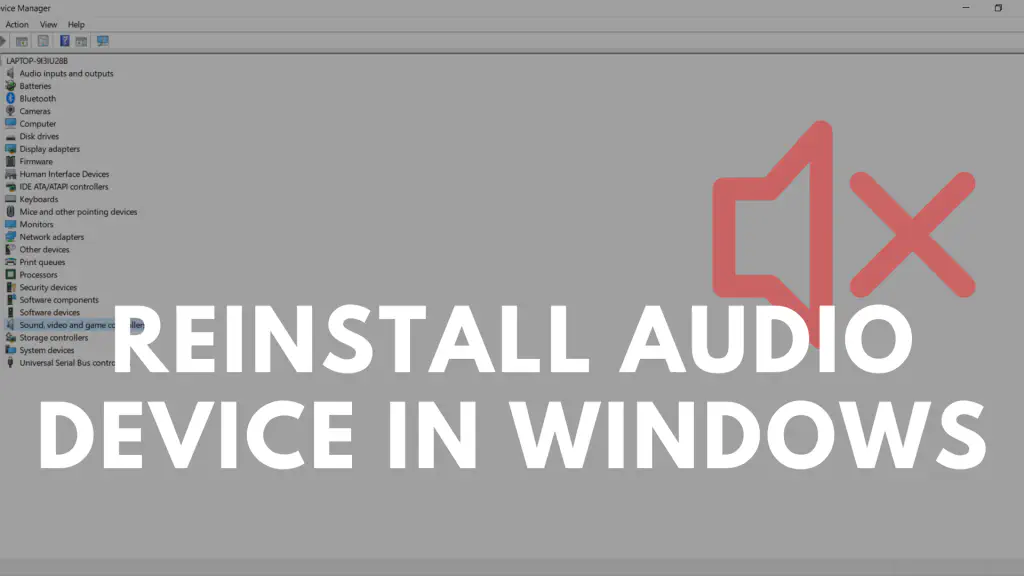 Как переустановить аудиоустройство Windows 11/10